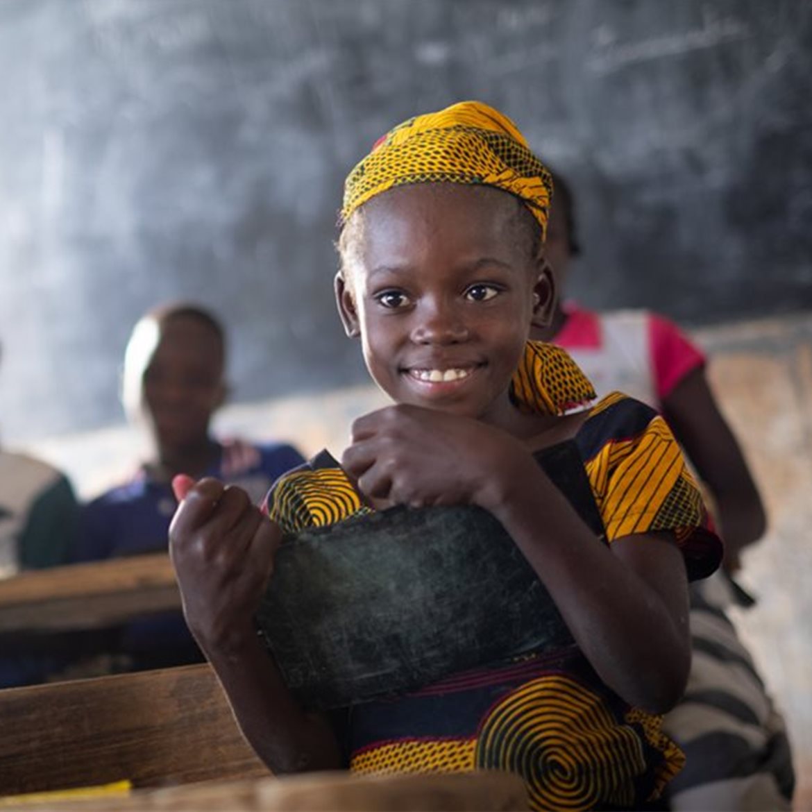 Skolejente fra Burkina Faso
